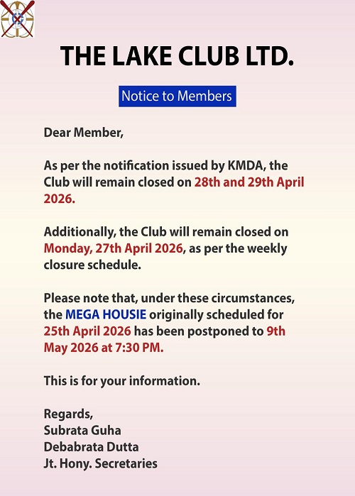 Notice to Members