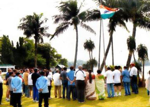 Hoisting of National Flag